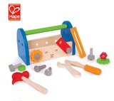德国hape工具箱 2-3岁男孩过家家玩具儿童宝宝螺母拆装修理工具盒
