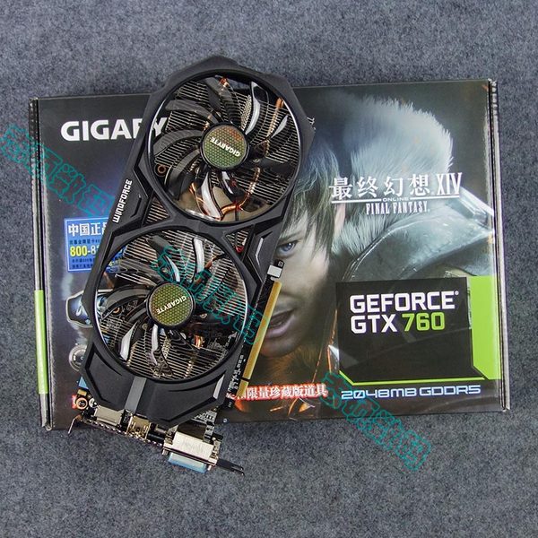 包邮技嘉gtx760 2g显卡ddr5独立游戏显卡全新正品oc 256位超660ti