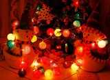 夜灯房间装饰品节日派对彩灯串灯手工创意灯饰泰国线球灯藤球LED