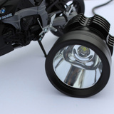 CREE T6 U2 XML-2外置宝马摩托车LED大灯汔车射灯10W光杯超亮远射