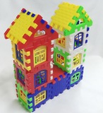 大号24片塑料拼装组装拼插别墅房子积木儿童女孩益智桌面玩具包邮