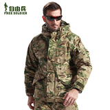 新品 自由兵户外 战术男士冲锋衣 美式防水风衣 战地外套M65