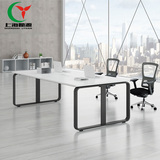 新款办公家具会议桌板式长条培训洽谈小型桌白色简约现代桌