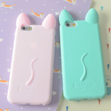 韩国iphone6s/6plus手机壳苹果4s5s5C保护套防摔硅胶创意可爱全包