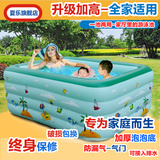 夏乐婴儿童充气游泳池家庭大型超大号海洋球池加厚戏水池成人浴缸