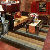 摩尔 美式客厅地毯现代简约宜家地毯北欧 时尚纯色沙发卧室床前毯