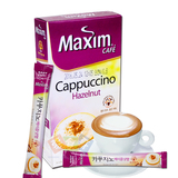 韩国进口麦馨maxim咖啡榛果卡布奇诺泡沫咖啡13g*10三合一速溶