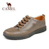 Camel/骆驼正品 新款复古头层牛皮男鞋 真皮休闲鞋 厚底舒适皮鞋