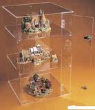 亚克力展示柜全透明模型玩具盒有机玻璃四方柜饰品精品展柜陈列柜