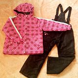 外贸出口儿童滑雪服套装加厚女童防风防水保暖专业滑雪衣裤包邮