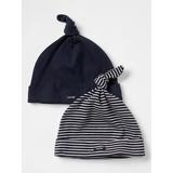 英国正品gap童装代购条纹婴儿帽子2个