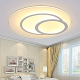 超薄LED吸顶灯圆形创意客厅灯温馨卧室灯时尚房间灯个性餐厅灯
