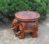 换鞋凳沙发凳大象凳子欧式客厅摆设家居装饰品凳子摆件美式复古