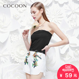 COCOON 2016夏新款专柜正品蕾丝装饰修身打底抹胸内衣332189001