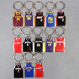 NBA球星勇士库里科比詹姆斯湖人火箭合金汽车钥匙扣挂件生日礼物