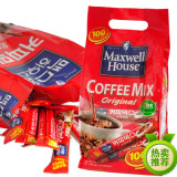 红 韩国麦斯威尔三合一原味黑咖啡 速溶咖啡 原味黑咖啡特浓 12克