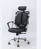 人体工学双背电脑椅 职员椅家用靠背办公椅护腰可躺老板椅转椅
