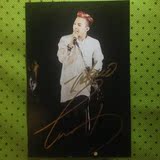 BIGBANG权志龙最新亲笔 签名照片 明星演唱会亲笔签名照 6寸包邮