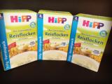在途 新鲜到货德国Hipp喜宝天然有机免敏 大米纯米粉4月+ 350g/盒