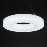 维玛 LED吊灯现代简约创意个性圆形环亚克力厨房卧室书房餐厅灯具