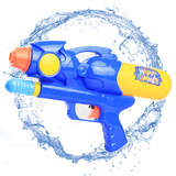 水枪玩具 针筒打气抽拉式高压水枪远射程 儿童沙滩喷水玩具礼物