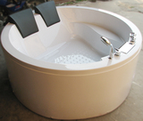 按摩浴缸冲浪浴缸亚克力冲浪缸圆形浴缸双人浴缸独立150嵌入式