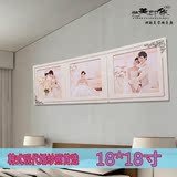 艺美印象韩式现代简约相框水晶画框婚纱照像框挂墙装饰画客厅卧室