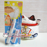 日本代购 贝印正品抗菌挖耳勺软头掏耳勺带灯儿童安全耳勺