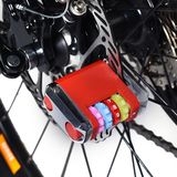 zentorack新型专利密码碟刹盘锁 自行车单车摩托车电动车防盗碟锁