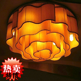 现代中式餐厅吸顶灯客厅创意祥云灯LED酒店大厅会所灯具工程定制