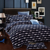 简约床单式被套卡通动漫床上用品活性印花纯棉特价韩式床品四件套