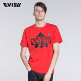 EVISU 16年春夏新品 男士短袖T恤 专柜价699 1ESHTM6TS528XX