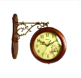 天王星时钟 欧式风格 创意设计石英钟双面豪华典雅壁挂钟 W8280