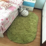 加厚椭圆形欧式出口超柔丝毛地毯 卧室客厅 茶几床边地毯门口地垫