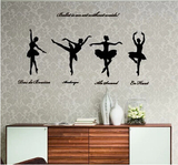 精品芭蕾舞墙贴琴房音乐瑜伽教室练功房装饰贴纸客厅卧室衣柜贴画
