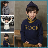 [促]全现货宝宝儿童韩国进口童装代购正品男童冬加厚毛衣p 276161