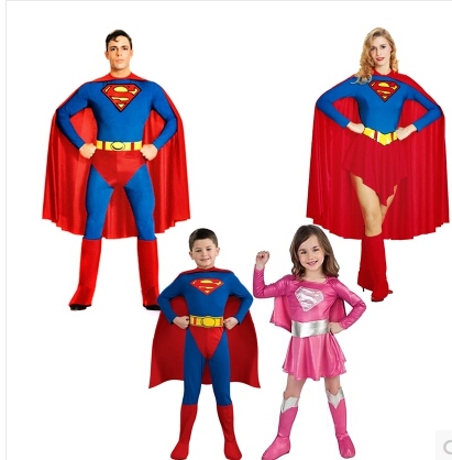 万圣节儿童服装男童服装男超服超人服装超人衣服超人装中大童高档