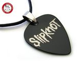 包邮 GsusMusic 钛钢 金属吉他拨片项链 Slipknot 活结（酷黑）