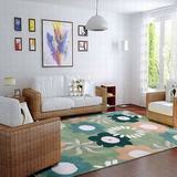 晴纶 客厅 茶几 卧室地毯田园风格 可定做1.2*1.7米 Q283