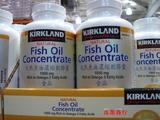 KIRKLAND 天然鱼油浓缩软胶囊300粒/瓶，台湾正品