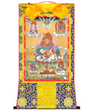 西藏唐卡佛像佛画厂家可定制 530财宝天王（五姓财神、五路财神）