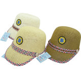 韩国儿童帽子宝宝棒球帽草编帽 夏季遮阳帽太阳帽潮鸭舌帽夏季帽