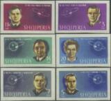阿尔巴尼亚 1963 航天 加加林 东方飞船六位宇航员(无齿说明)$45