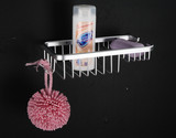 单层洗澡间太空铝25-28cm肥皂架化妆品架浴室厨房储物阳台置物架