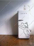 迪士尼猫和老鼠 冰箱贴卡通墙贴客厅电视背景墙装饰卧室墙贴纸