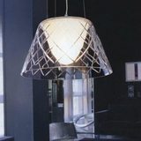 厂家直销设计师的灯简约现代意大利Flo叶纹玻璃餐厅吊灯书房吊灯