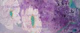 单幅大芬村手绘花卉油画现代家居装饰抽象画客厅卧室书房挂画紫莲