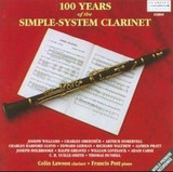 100 Years of the Simple-System Clarinet【单簧管CD】