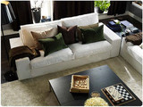 宜家代购奇维 三人沙发简约时尚现代客厅布艺沙发可拆换套