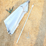 2米钓鱼伞 户外遮阳伞防紫外线 万向转环 双层开口 渔具钓鱼雨伞